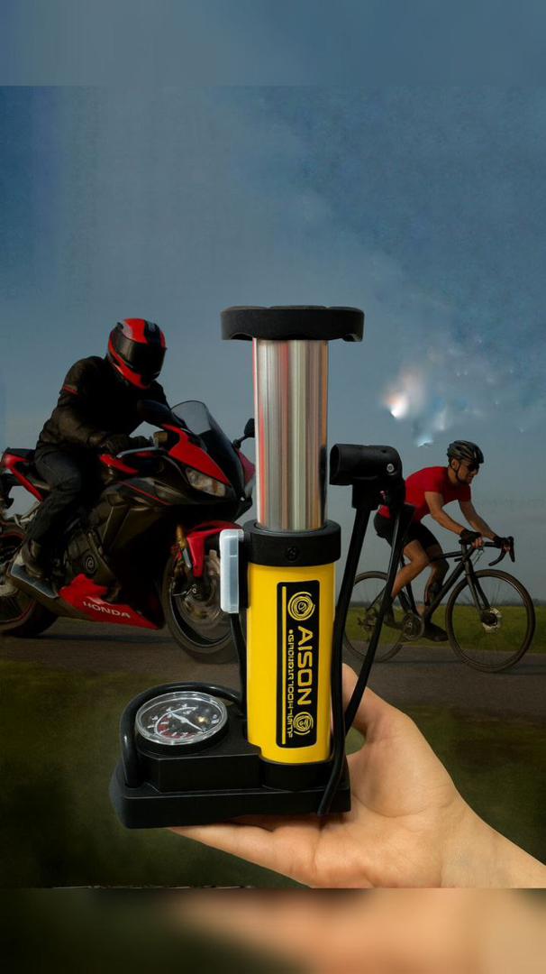 تلمبه باد حرفه ای پایی تک پمپ آیسون (AISON)