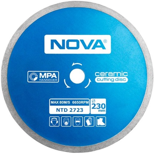 صفحه سرامیک بر 230 میلی متری نووا مدل 2723