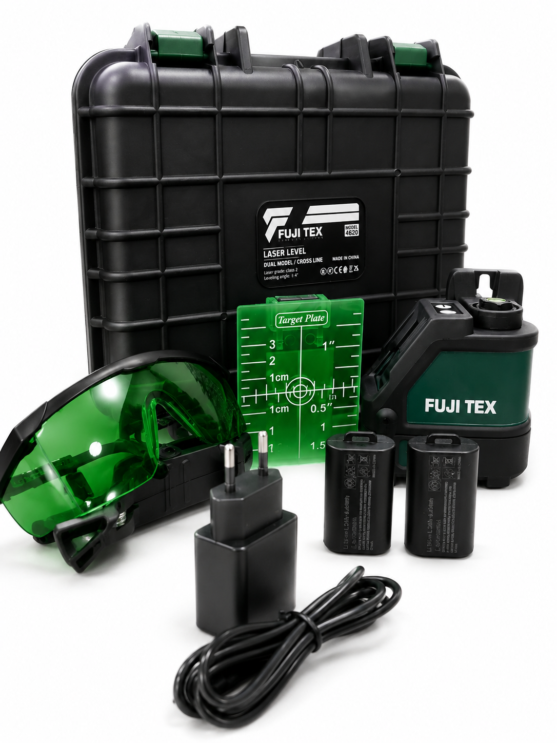 تراز لیزری دو خط نور سبز FUJI TEX