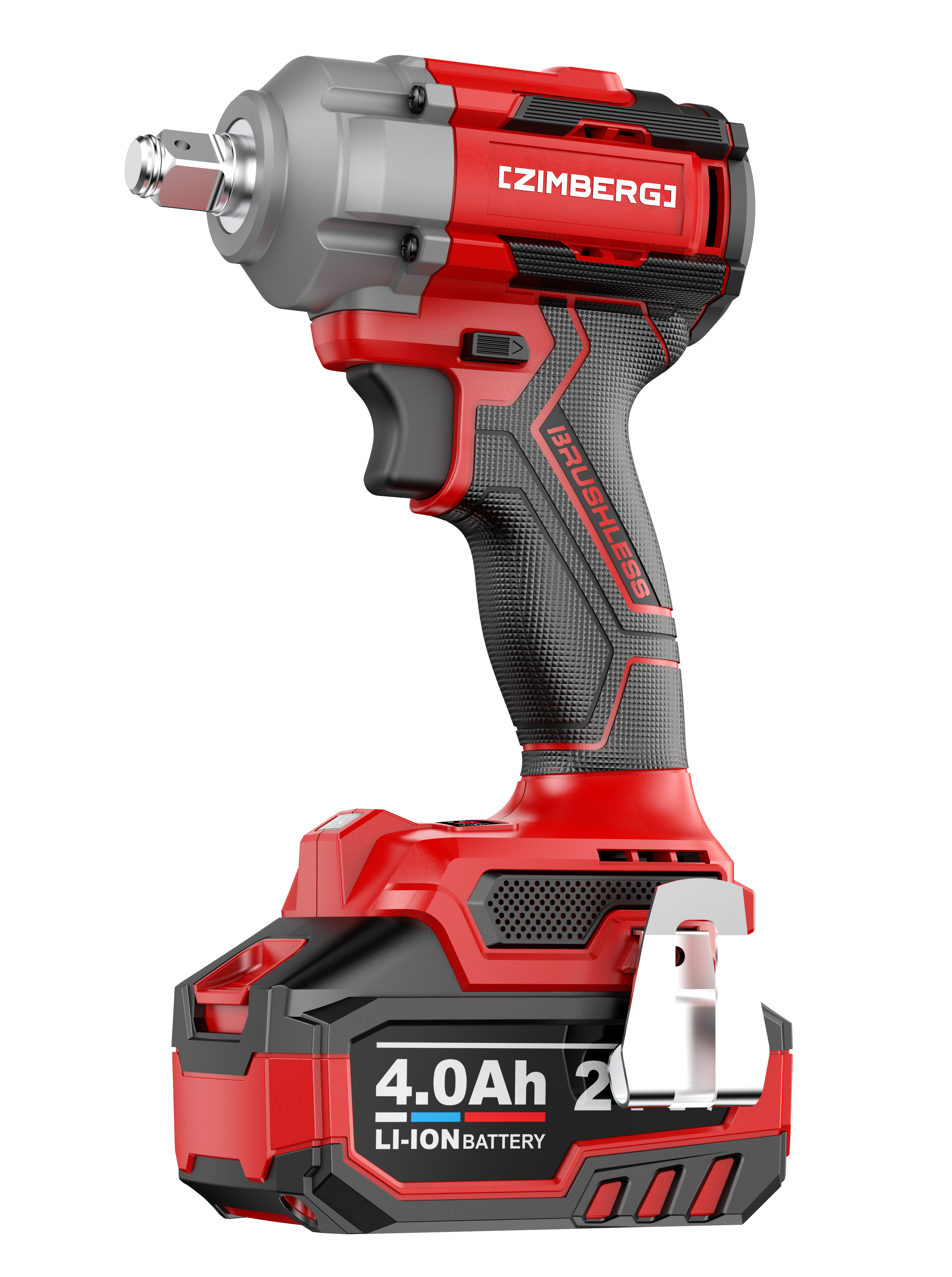 بکس ۱/۲ اینچ ۳۵۰ نیوتن متر 21 ولت براشلس زیمبرگ (ZIMBERG) مدل CZB-3535